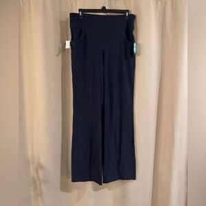 Women's NWT Rise Navy Wide-Leg Pants